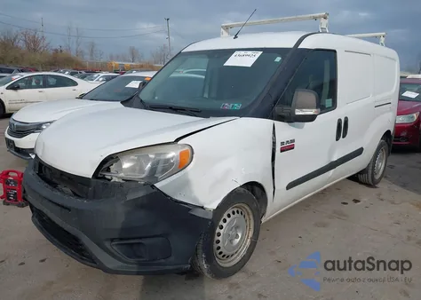 2017 Ram Promaster City Tradesman z USA, uszkodzony, nr VIN ZFBERFAB6H6E14137